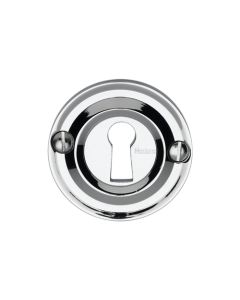 Polished Chrome Heritage Brass Open Keyhole Round - V1016