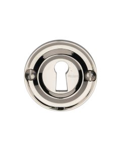 Polished Nickel Finish Heritage Brass Open Keyhole Round - V1016