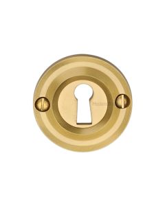 Satin Brass Heritage Brass Open Keyhole Round - V1016
