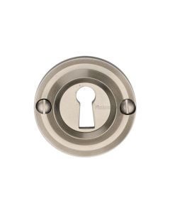 Satin Nickel Heritage Brass Open Keyhole Round - V1016