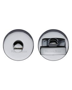 Polished Chrome Round Bathroom Turn & Release - V1018