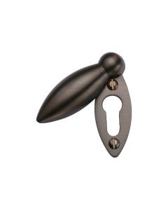 Matt Bronze Standard Covered Key Escutcheon Oval - V1022