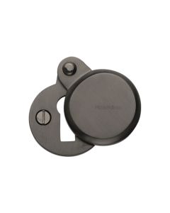 Matt Bronze Heritage Brass Covered Keyhole Round