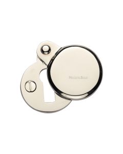 Polished Nickel Finish Heritage Brass Covered Keyhole Round
