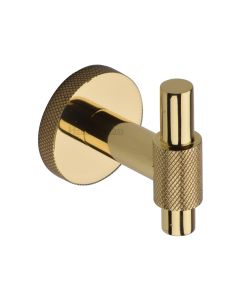 Heritage Brass Polished Brass  Knurled Bar Hook  |  V1042-PB