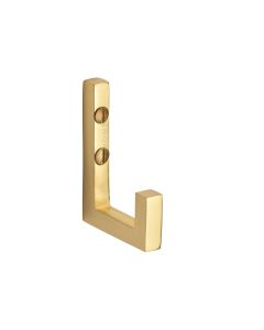 Heritage Brass Polished Brass Square Single Hook | V1045-PB