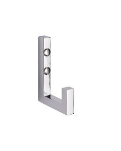 Heritage Brass Polished Chrome Square Single Hook  |  V1045-PC