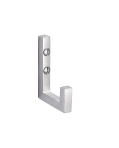 Heritage Brass Satin Chrome Square Single Hook  |  V1045-SC