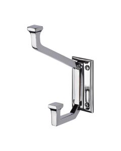 Heritage Brass Polished Chrome  Rectangular Hat and Coat Hook  |  V1053-PC