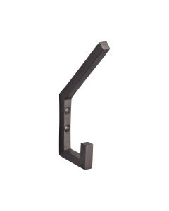 Heritage Brass Matt Bronze  Square Double Hat and Coat Hook  |  V1055-MB