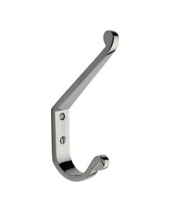 Heritage Brass Polished Chrome  Square Double Hat and Coat Hook  |  V1055-PC