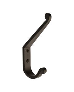 Heritage Brass Matt Bronze Angular Hat & Coat Hook  |  V1066-MB