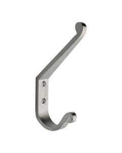 Heritage Brass Satin Chrome Angular Hat & Coat Hook  |  V1066-SC
