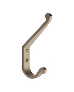 Heritage Brass Satin Nickel Angular Hat & Coat Hook  |  V1066-SN