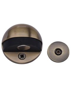Heritage Brass Antique Brass Round Shielded Magnetic Door Stop  | V1080 MAG-AT