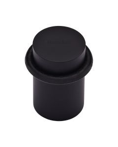 Heritage Brass Matt Black Round Door Stop | V1083-BKMT