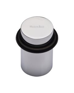 Heritage Brass Polished Chrome Round Door Stop | V1083-PC
