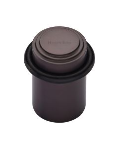 Heritage Brass Matt Bronze Round Door Stop Stepped  | V1086-MB
