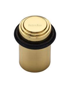 Heritage Brass Polished Brass Round Door Stop Stepped | V1086-PB