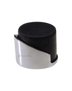Heritage Brass Polished Chrome Round Floor Mounted Door Stop  | V1087-PC