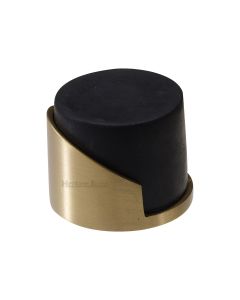 Heritage Brass Satin Brass Round Floor Mounted Door Stop  | V1087-SB