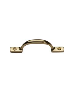 Heritage Brass Polished Brass Russell Cabinet Pull Handle 102mm