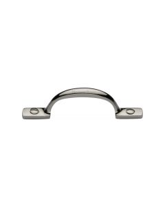 Heritage Brass Polished Nickel Finish Russell Cabinet Pull Handle 102mm