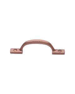 Heritage Brass Satin Rose Gold Russell Cabinet Pull Handle 102mm
