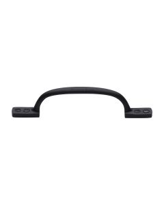 Heritage Brass Matt Black Russell Cabinet Pull Handle 152mm
