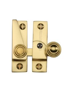 Heritage Brass Unlacquered Brass Sash Fastener Lockable - V1104L