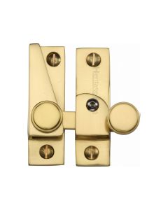 Heritage Brass Unlacquered Brass Sash Fastener Lockable - V1106L
