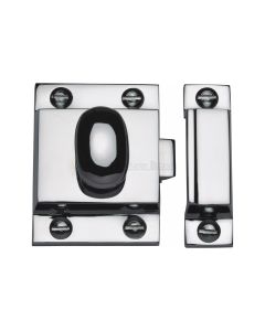 Heritage Brass Polished Chrome Oval Turn Cupboard Latch