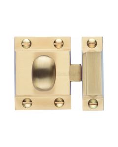 Heritage Brass Satin Brass Oval Turn Cupboard Latch