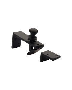 Heritage Brass Matt Black Counter Flap Catch | V1113-BKMT