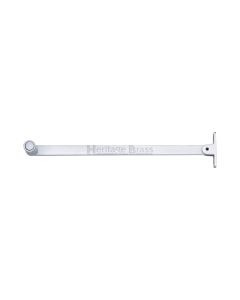 Heritage Brass Satin Chrome Roller Arm - 254mm