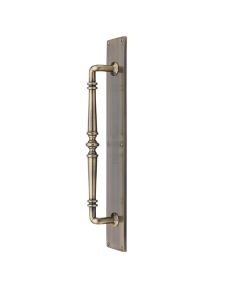 Heritage Brass Antique Brass Avon Door Pull Handle on Plate 500mm