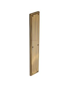 Heritage Brass Antique Brass Heritage Brass Fingerplate 15mm