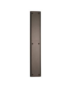 Heritage Brass Matt Bronze Heritage Brass Fingerplate 15mm