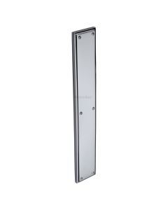 Heritage Brass Polished Chrome Heritage Brass Fingerplate 15mm