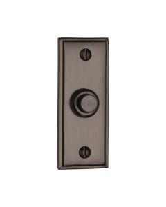 Heritage Brass Matt Bronze Oblong Bell Push