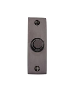 Heritage Brass Matt Bronze Rectangular Bell Push