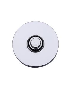 Heritage Brass Polished Chrome Round Bell Push
