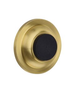 Heritage Brass Satin Brass Wall Mounted Door Stop | V1194-SB