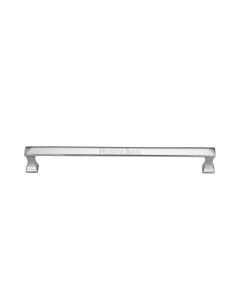 Heritage Brass Polished Chrome Avon Door Pull Handle on Plate 500mm