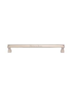 Heritage Brass Satin Nickel Avon Door Pull Handle on Plate 500mm