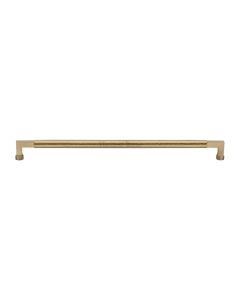 Heritage Brass Satin Brass 483mm Bauhaus Hammered Pull Handle  |  V1317 483-SB