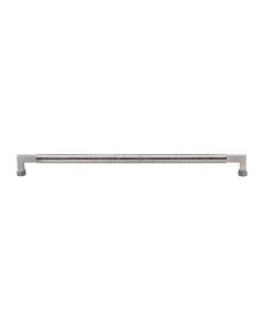 Heritage Brass Satin Nickel 483mm Bauhaus Hammered Pull Handle  |  V1317 483-SN