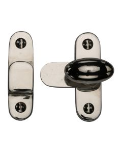 Heritage Brass Polished Nickel Finish Hook and Plate Fastener