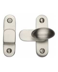 Heritage Brass Satin Nickel Hook and Plate Fastener