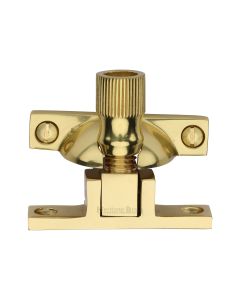 Heritage Brass Unlacquered Brass Narrow Brighton Lockable Sash Fastener